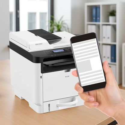 RICOH M 320 A4 Mono Multifunction Printer – Print, Copy, Scan