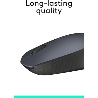 Logitech M170 Wireless USB Mouse | 2.4GHz Wireless Technology | Optical Tracking | Up to 10m Wireless Range | Gray | 910-004642