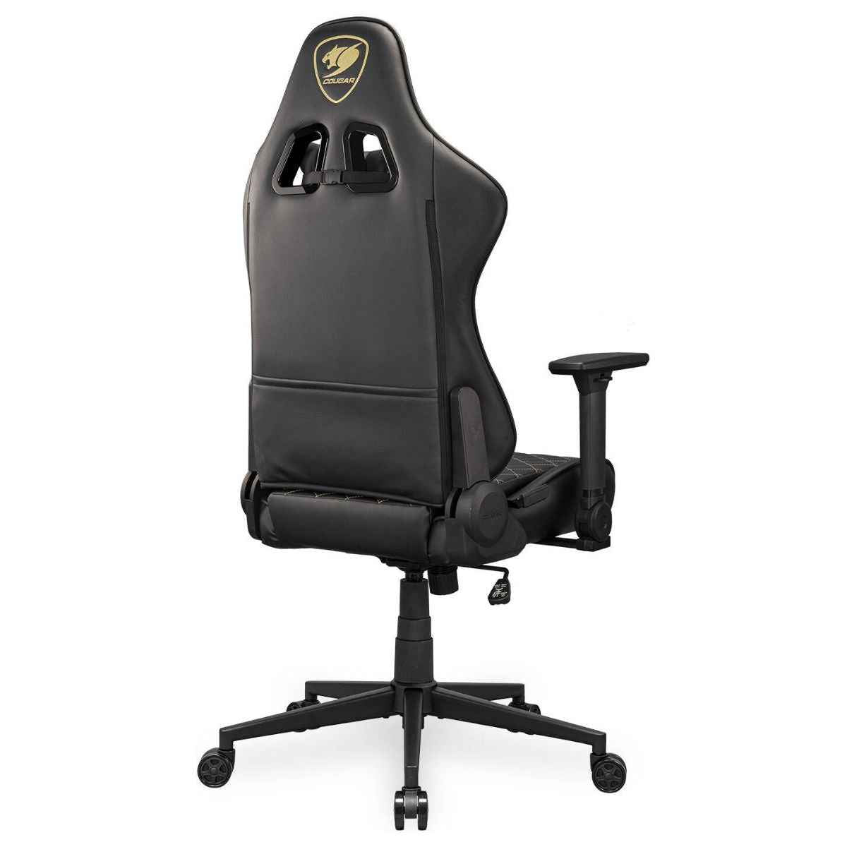 Cougar Armor ONE V2 Gold Gaming Chair – High-Back, 4D Armrests, Woven Fabric Comfort