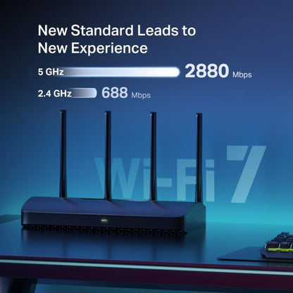 MERCUSYS MR27BE BE3600 Wi-Fi 7 Dual-Band Router | Fibre Broadband Supported | 2× 2.5 Gbps WAN/LAN Ports | 2× Gigabit LAN Ports | EasyMesh