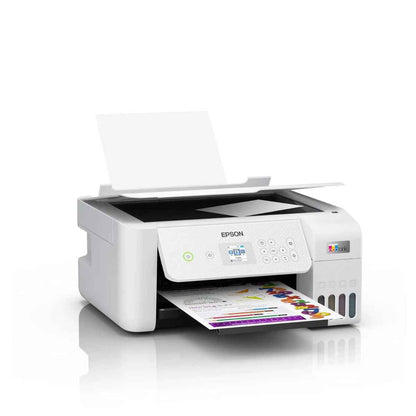 Epson EcoTank L3266, Home Ink Tank Printer, A4, Color, 3-in-1 With WiFi And Smart Panel App Connectivity, Ultra-low-cost Printing, Modern Flexibility | C11CJ66416