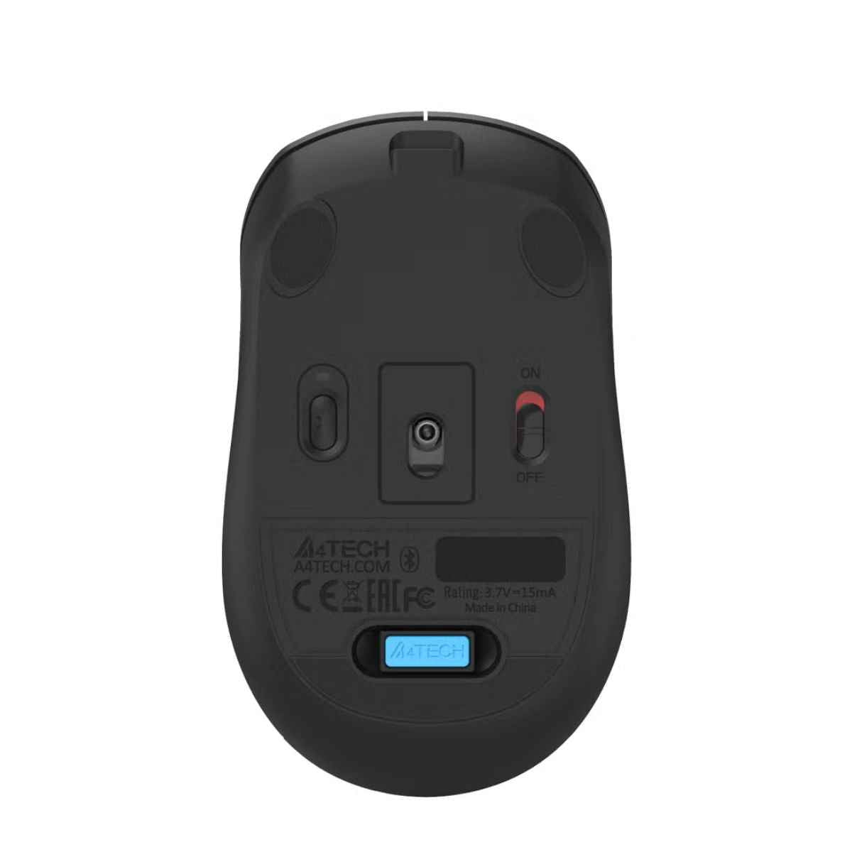 A4Tech Fstyler FB26CS Air2 Wireless Mouse – Dual Mode (BT + 2.4G), Rechargeable, Desk + Air Control, White Backlit