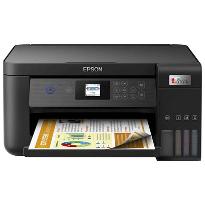 Epson EcoTank L4260 Wi-Fi Duplex AIO Ink Tank Printer, Borderles Printing Up to A4 Size, Auto Duplex, 5760x1440 dpi Resolution, 10.5ipm/5.0ipm Print Speed, Spill-Free Ink Refilling, Black | C11CJ63415
