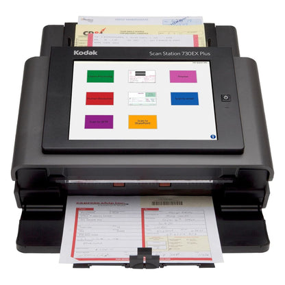 Kodak Scan Station 730EX Plus Desktop Network Document Scanner – 70ppm Duplex, Standalone Operation, Gigabit LAN, 75-Sheet ADF | 1060094