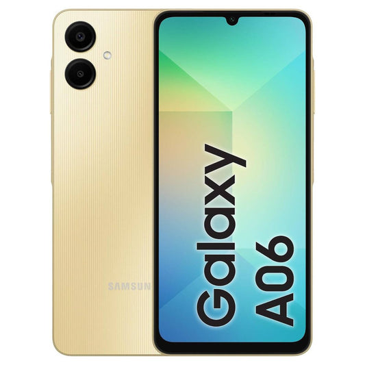 Samsung Galaxy A06 LTE Dual SIM Smartphone – 4GB/6GB RAM, 64GB/128GB Storage, 6.7” Display, 5000mAh Battery, Black / Gold / Light Blue