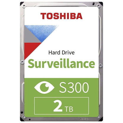 Toshiba S300 Surveillance HDD – 3.5" SATA Internal Hard Drive (2TB / 4TB / 6TB / 8TB) for DVR & NVR 24/7 Recording