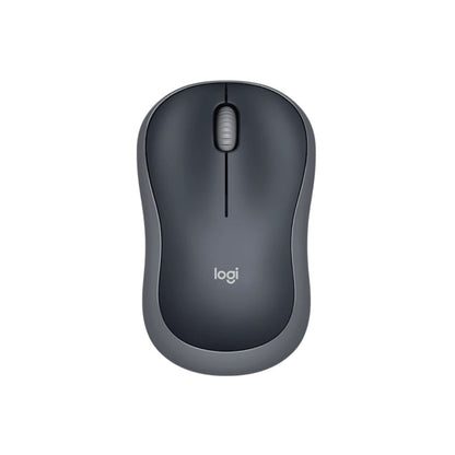 Logitech M185 Wireless Mouse, No software or setup hassles-start, Advanced 2.4 GHz wireless connectivity, 1 AA batteries - Swift Gray | 910-002235