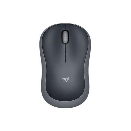 Logitech M185 Wireless Mouse, No software or setup hassles-start, Advanced 2.4 GHz wireless connectivity, 1 AA batteries - Swift Gray | 910-002235