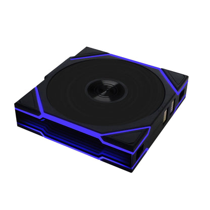 Lian-Li UNI FAN TL 120 Reverse Blade Wireless Case Fan – 2300 RPM, 83.4 CFM Airflow, FDB Bearing, Single Pack | Black / White