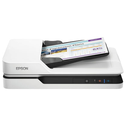Epson WorkForce DS-1630 Document Scanner, Flatbed & ADF Scanner, Duplex Scanning, USB Connectivity | DS-1630 (Upper Glass Crack, With Box)