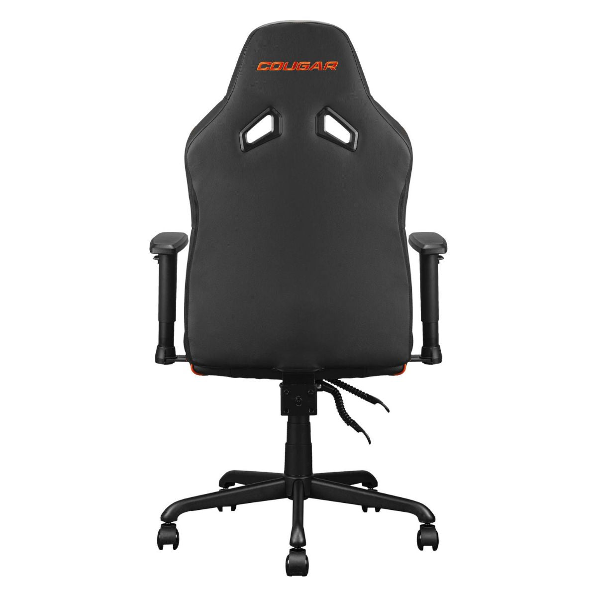 Cougar Fusion S Ergonomic Gaming Chair, PVC Faux Leather, Metal 5-Star Base, , Built-in 3D Curved Lumbar Support, Adjustable Armrest, Class 4 Gas Lift Cylinder, 120 kg