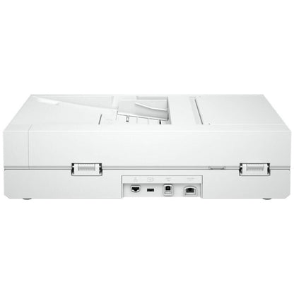 HP ScanJet Enterprise Flow N6600 fnw1 Scanner, Up to 1200 dpi, Up to 50 ppm/100 ipm Speed, Fast 2-Sided Scanning, 100 Sheets ADF Capacity, WiFi Connect, USB 3.0. White | 20G08A