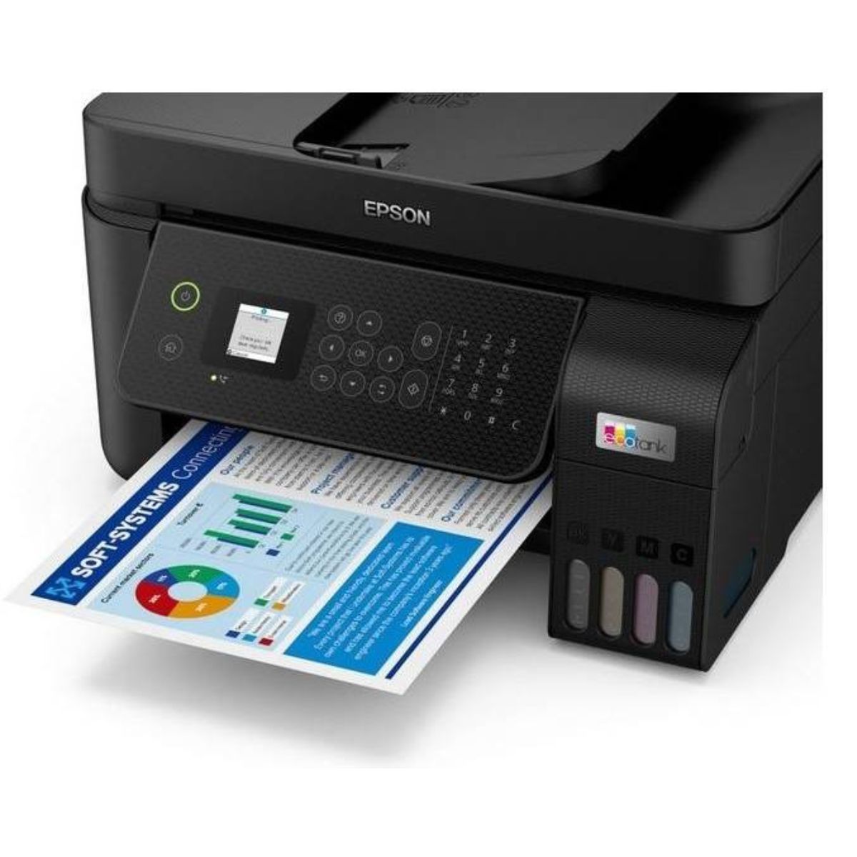 Epson EcoTank L5290 All-in-One Ink Tank Printer | Print, Scan, Copy &amp; Fax | Wi-Fi | ADF | Ink Filled Machine | With Box | L5290