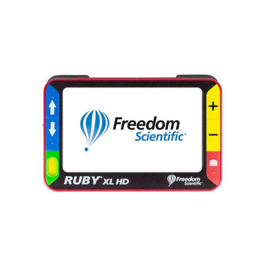 Ruby XL HD Magnifier Freedom Scientific RUBY XL HD Handheld 5'' Video Magnifier zoom from 2x to 14x - 5-inch LCD screen