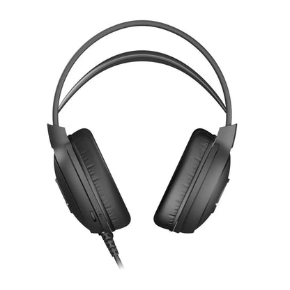 A4Tech Fstyler FH300U Neon Illuminate USB Stereo Headset – 7 Color LED, 50mm Driver, Noise Cancelling Mic, Black