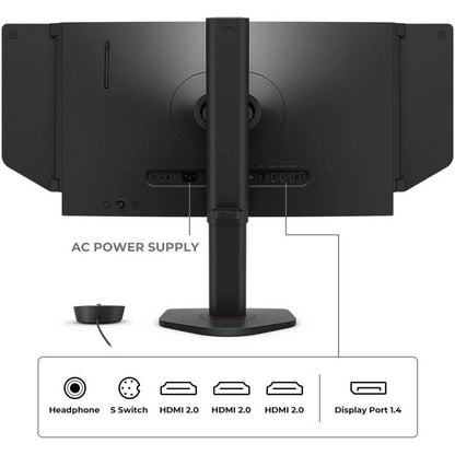 BenQ Zowie XL2566X+ 24.1" FHD Gaming Monitor, Fast TN, 400Hz, DyAc 2, Black eQualizer, Shielding Hood | XL2566X+