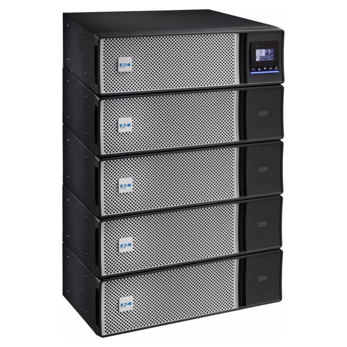 Eaton 5PX3000IRT3UG2 5PX Gen2 UPS, 3000VA / 3000W Capacity, Line Interactive Topology, 230V Output Voltage, 50-60 Hz Operational Frequency, Black/silver | 5PX3000IRT3UG2
