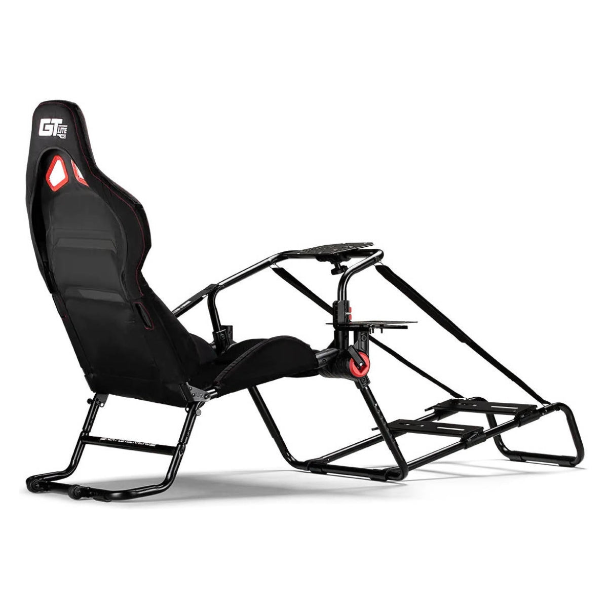 Next Level Racing GT Lite Pro Folding Cockpit, Direct Drive Wheelbases up to 13Nm, Tool-Free Adjustment, 150kg Max Weight Support, 120 - 210cm Height Support