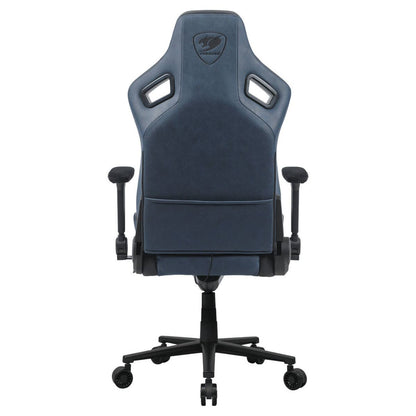 Cougar Defensor S Gaming Chair | PushBack Advanced Lumbar Support | 4D Folding Armrests | Leather-Like Fabric Surface | Adjustable Ergonomic Design | Class 4 Gas Lift Cylinder