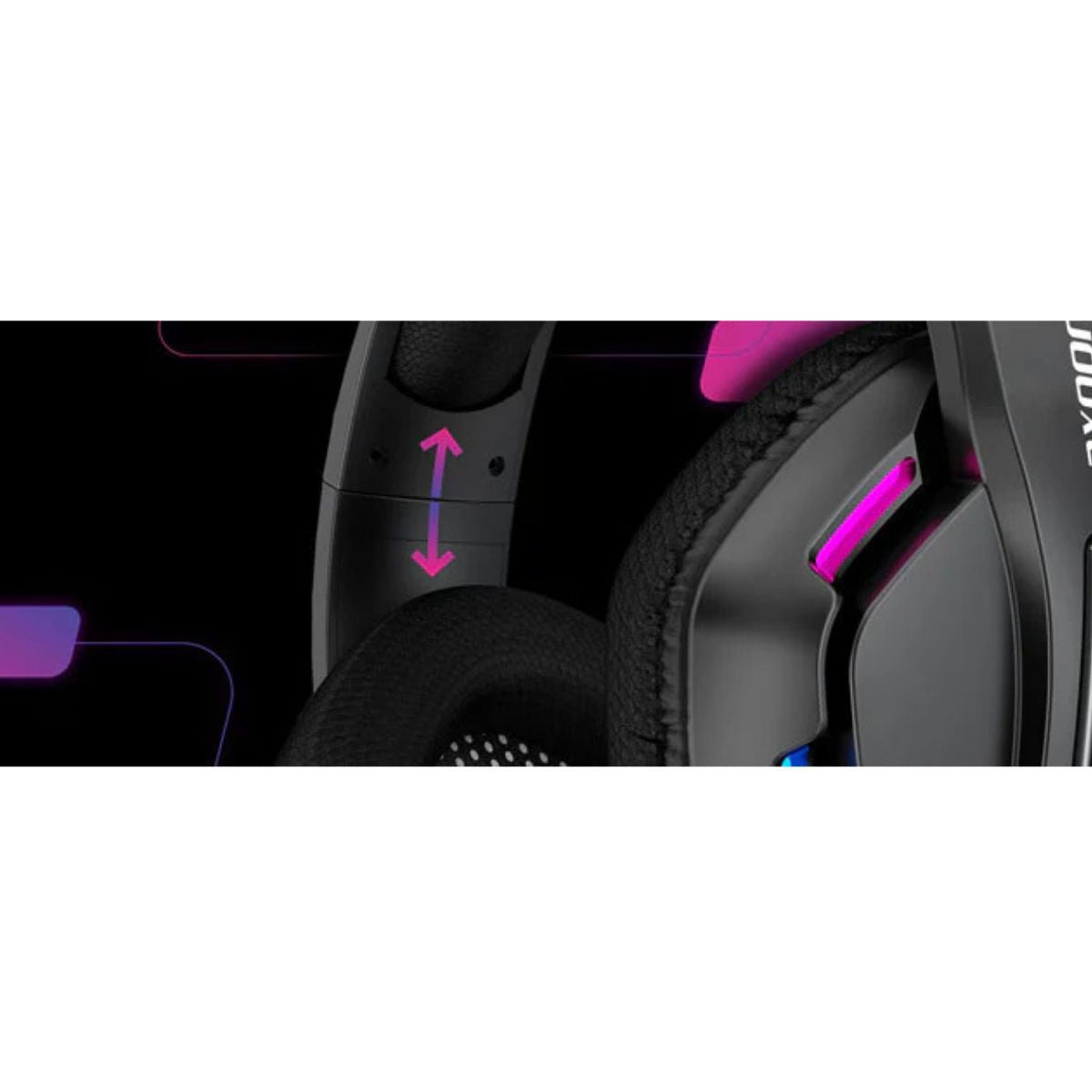 AXGON AX2GHE1 Ergo LED Gaming Headset – Noise-Canceling Mic, Immersive Sound, RGB Lighting