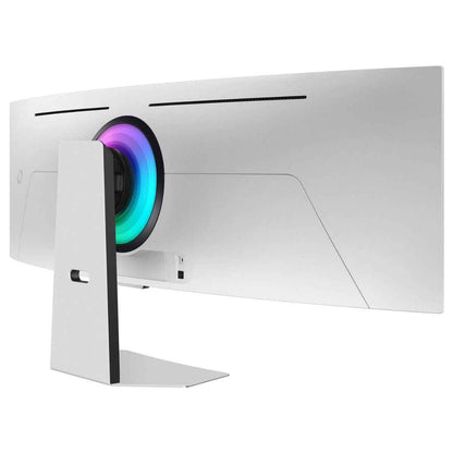 Samsung Odyssey G95SD G9 Gaming Curved Smart Monitor, 49" OLED Display, DQHD Resolution, 240Hz Refresh Rate, 0.03 (GtG) Response Time, FreeSync Premium Pro & G-Sync, White