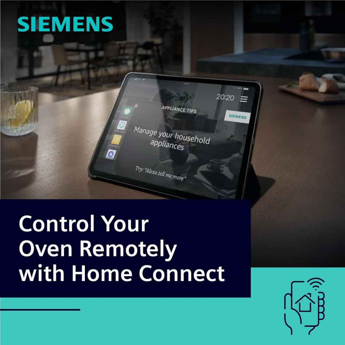 Siemens HB732G1B1M iQ700 Built-In Electric Oven – 71L, 60cm, TFT Touch Display, Home Connect, Black