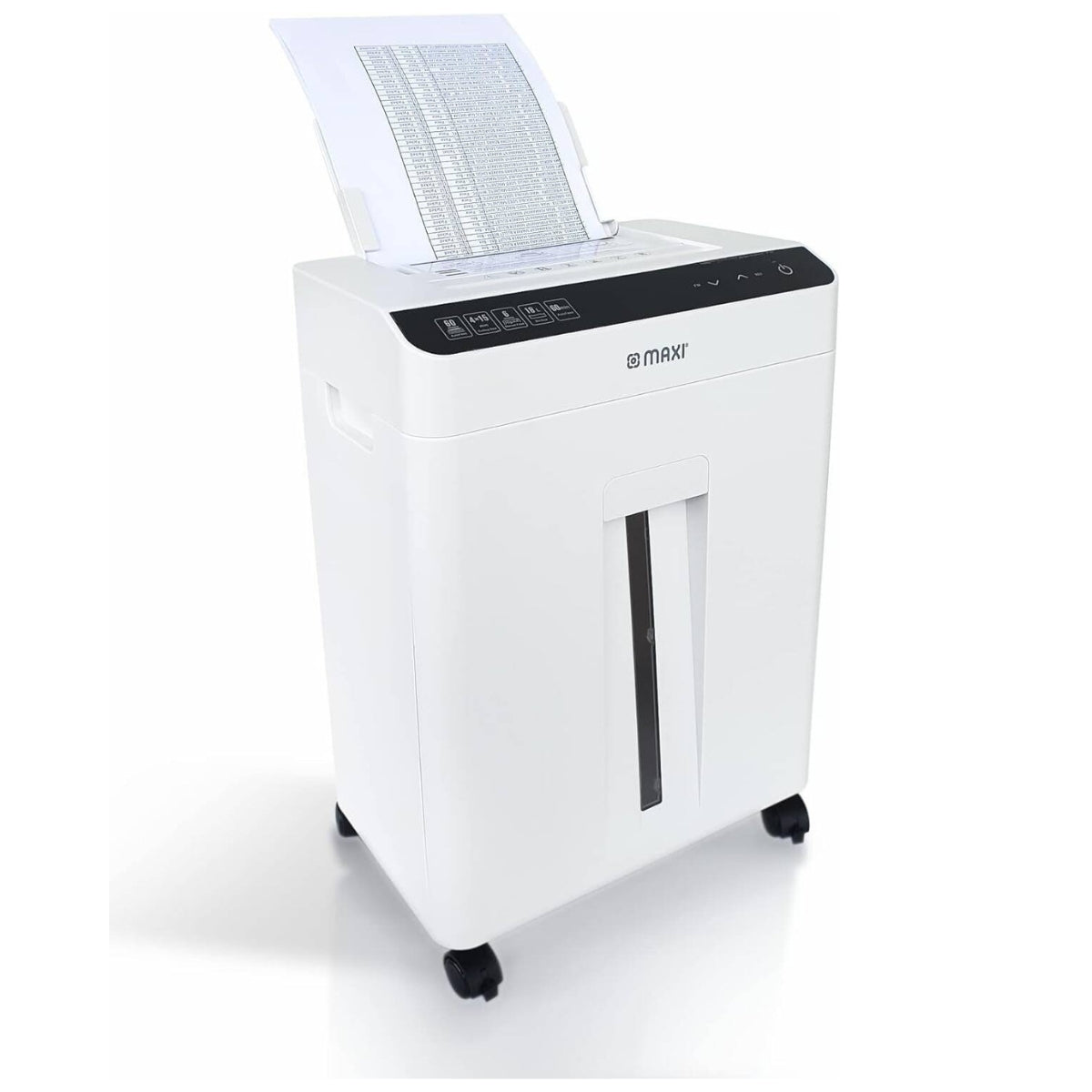 Maxi AFS60 Auto-Feed Paper Shredder Cross Cut – Compact & Secure Shredding for Home and Office