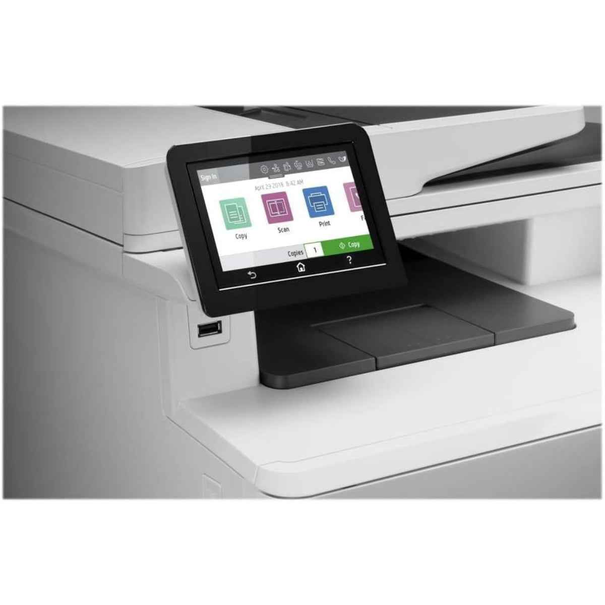 HP Color LaserJet Pro MFP M479fnw Print copy scan fax email Scan to email PDF 50sheet uncurled ADF