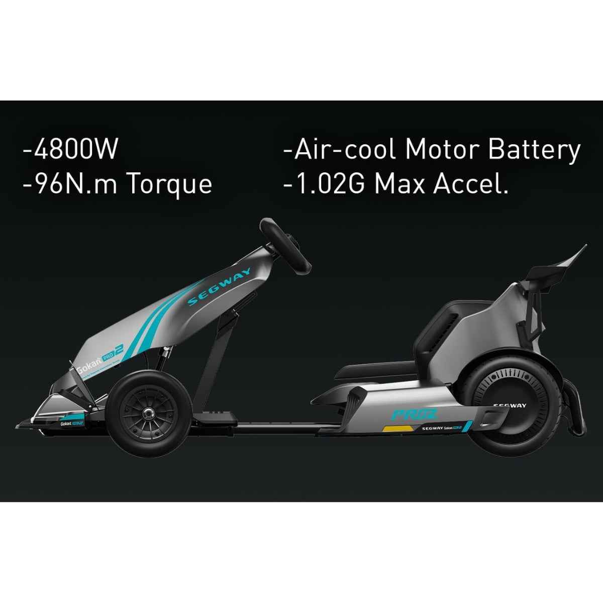 Segway Ninebot GoKart Pro 2 – High-Performance Electric Go-Kart for Racing & Gaming Race, Game & Ride: Ultimate Flexibility for Indoor & Outdoor Use in the UAE
