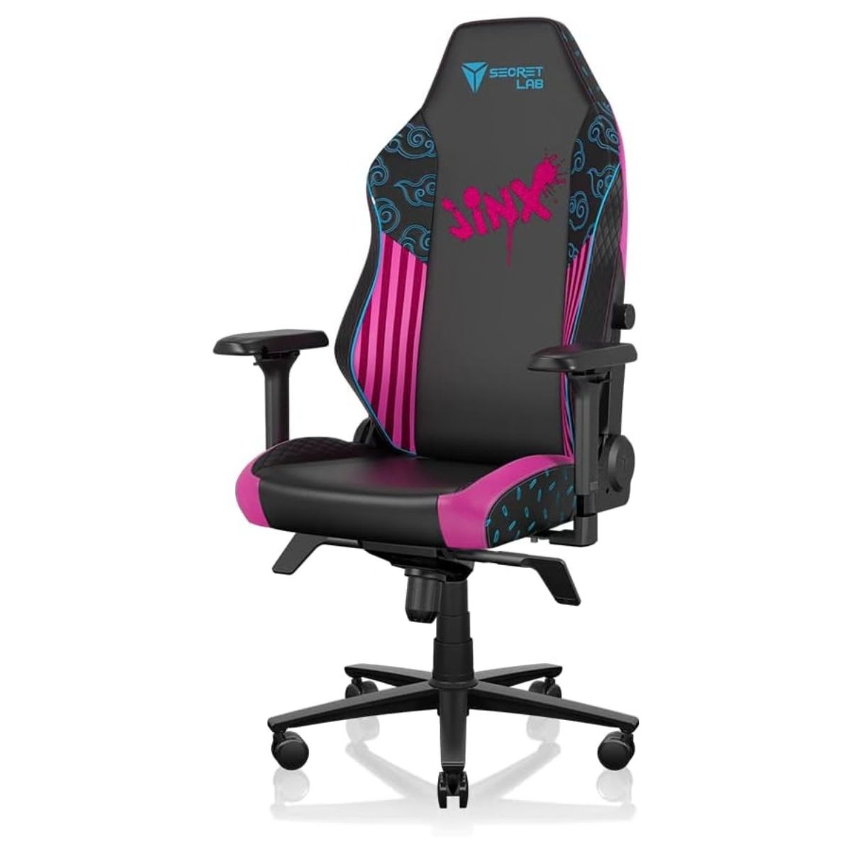Secretlab TITAN Evo Jinx Regular Gaming Chair | NEO Hybrid Leatherette | 4D Armrests | 165° Recline | M-E24PU-JINXX