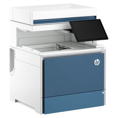 HP Color Enterprise Flow MFP 6800zf LaserJet Printer | Up to 55 PPM | Up to 1200 x 1200 DPI | 10.1" Color Touch Display | ADF | Up to 500 Sheets Output | 6QN36A