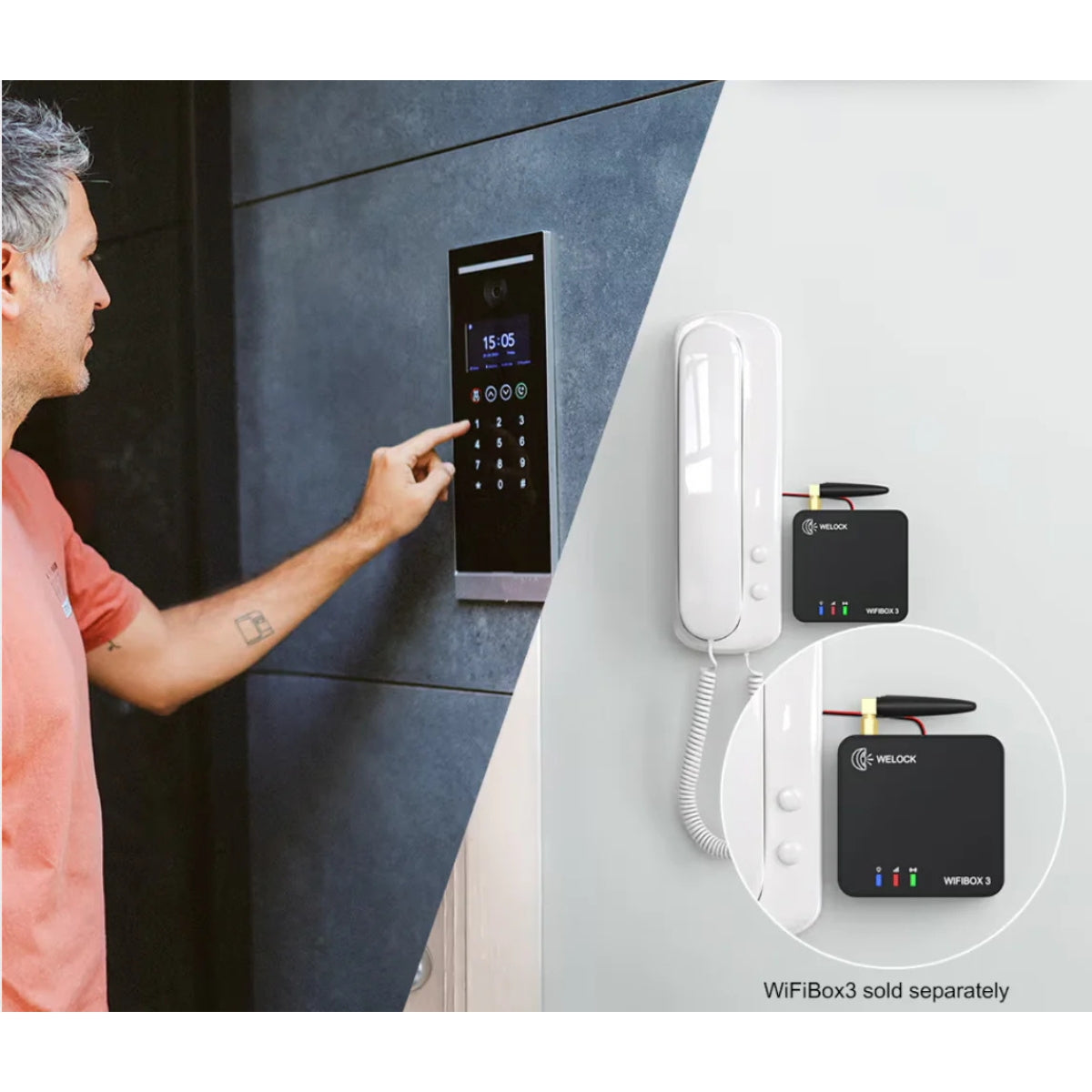WeLock WiFi Gateway for Smart Locks – Remote Unlock Bridge &amp; Smart Control Hub, App Connectivity, White | WIFIBOX3