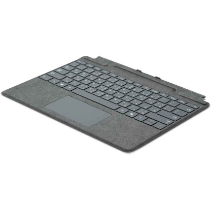 Microsoft Surface Pro 13" Keyboard, English/Arabic Layout, Compatible with Surface Pro (11th Edition), Surface Pro 9, or Surface Pro 8, Platinum | 8XA-00251