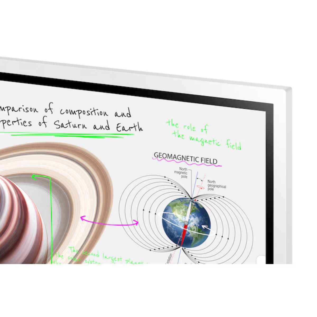 Samsung Flip Pro WM55B 55" 4K Interactive Display – Multi-Touch Smart Collaboration Board, Tizen OS, LH55WMBWBGCXUE