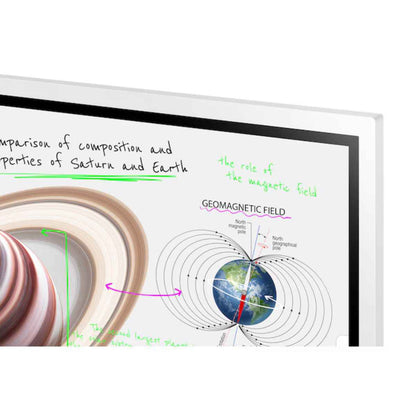 Samsung Flip Pro WM55B 55" 4K Interactive Display – Multi-Touch Smart Collaboration Board, Tizen OS, LH55WMBWBGCXUE
