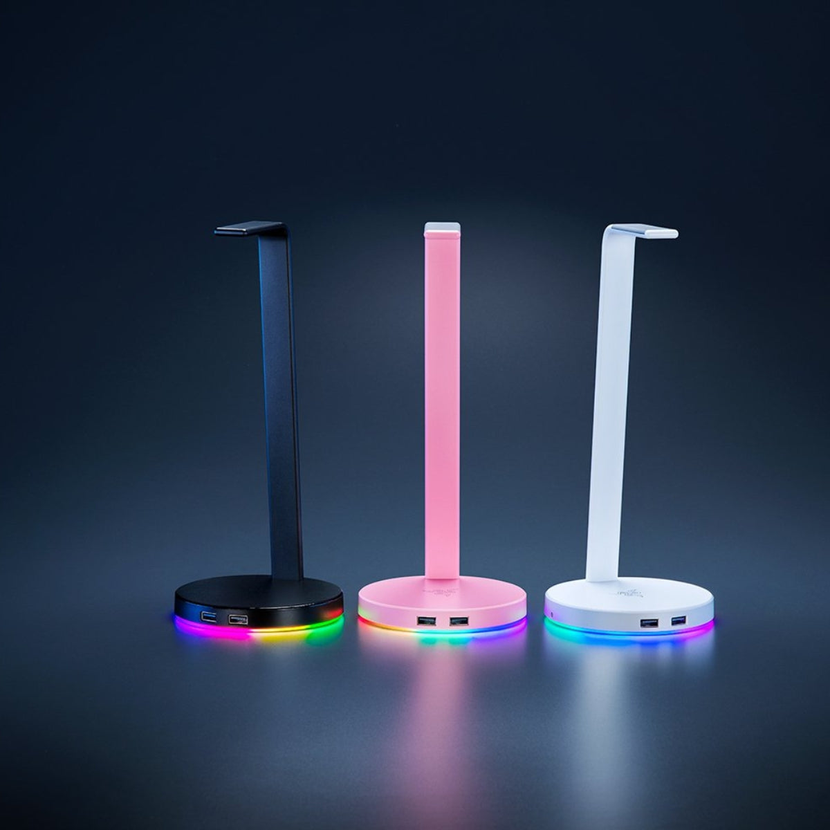 Razer Base Station V2 RC21-01510200-R3M1 Quarz Pink Chroma Headset Stand with USB 3.1 and 7.1 Surround Sound