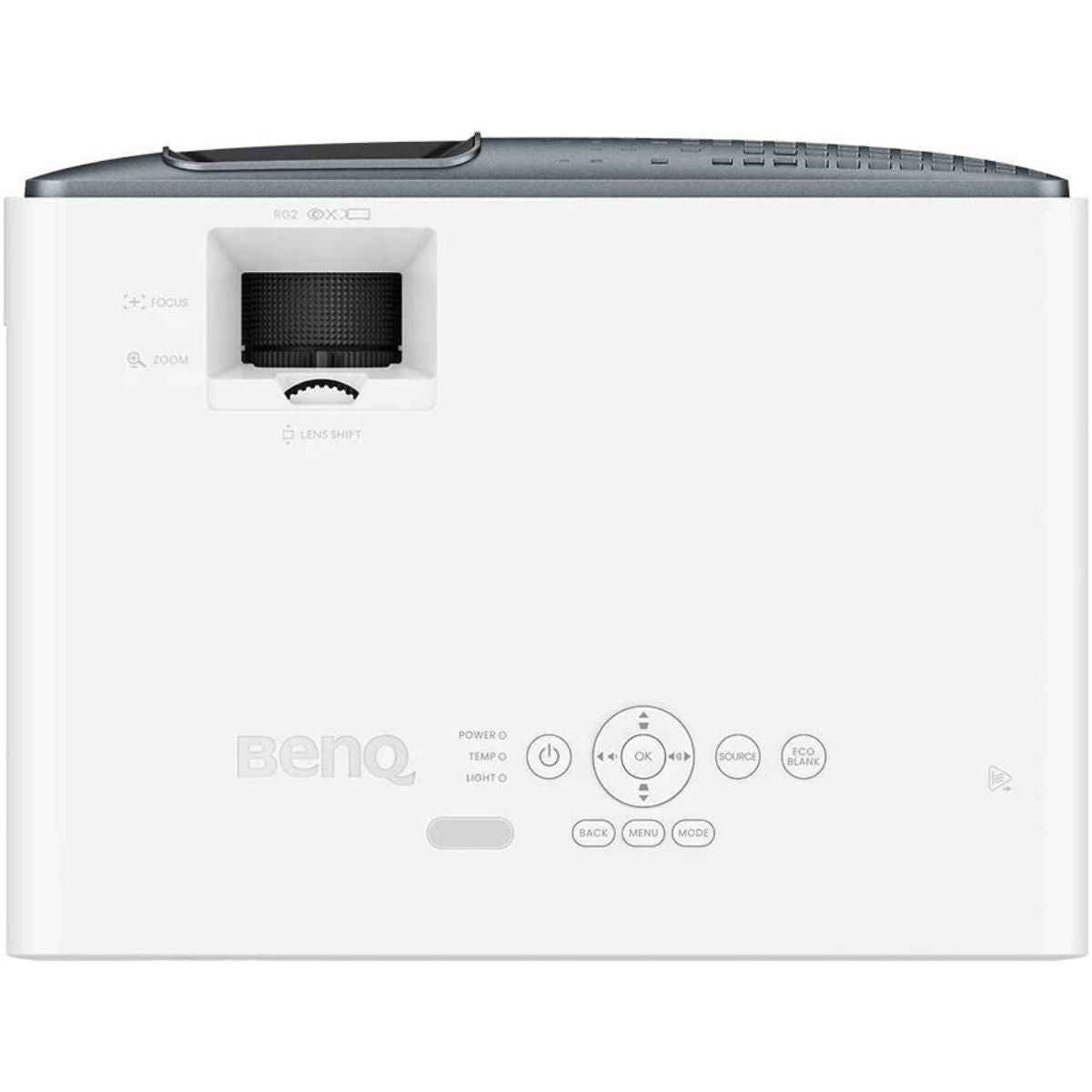 BenQ TK710 4K UHD Casual Gaming Projector, 3200 ANSI Lumens, Low Input Lag, 1.3x Zoom, HDR, White