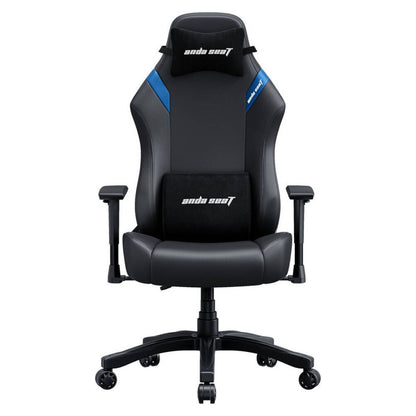 AndaSeat Luna Series Gaming Chair – Fabric Linen, 1D Armrest, Class 4 Gas Lift, 90°–160° Recline - Black, Black/Blue, Black/Red, Gray