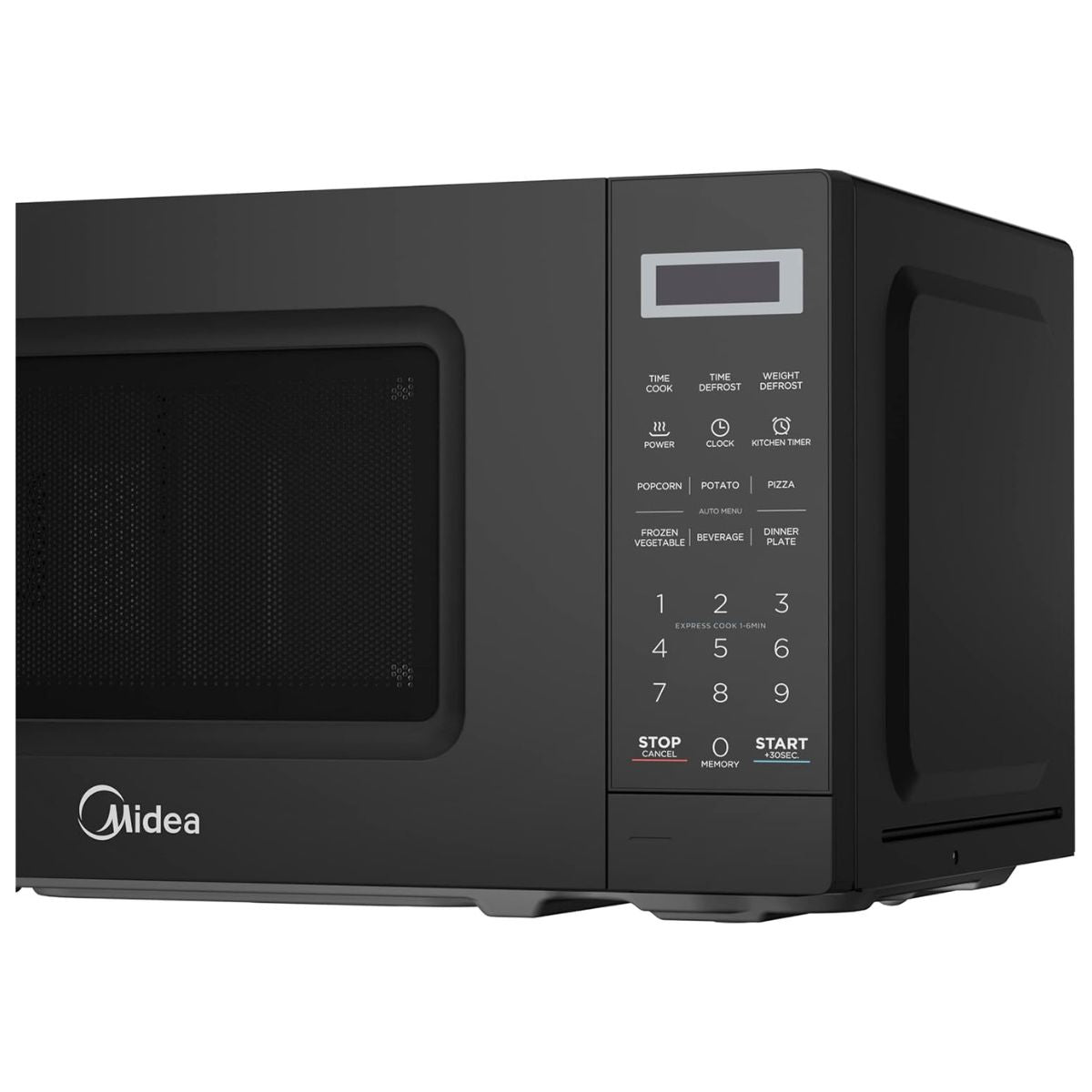 Midea Solo Microwave 20L Digital – EM721BK, 700W, LED Display, Black