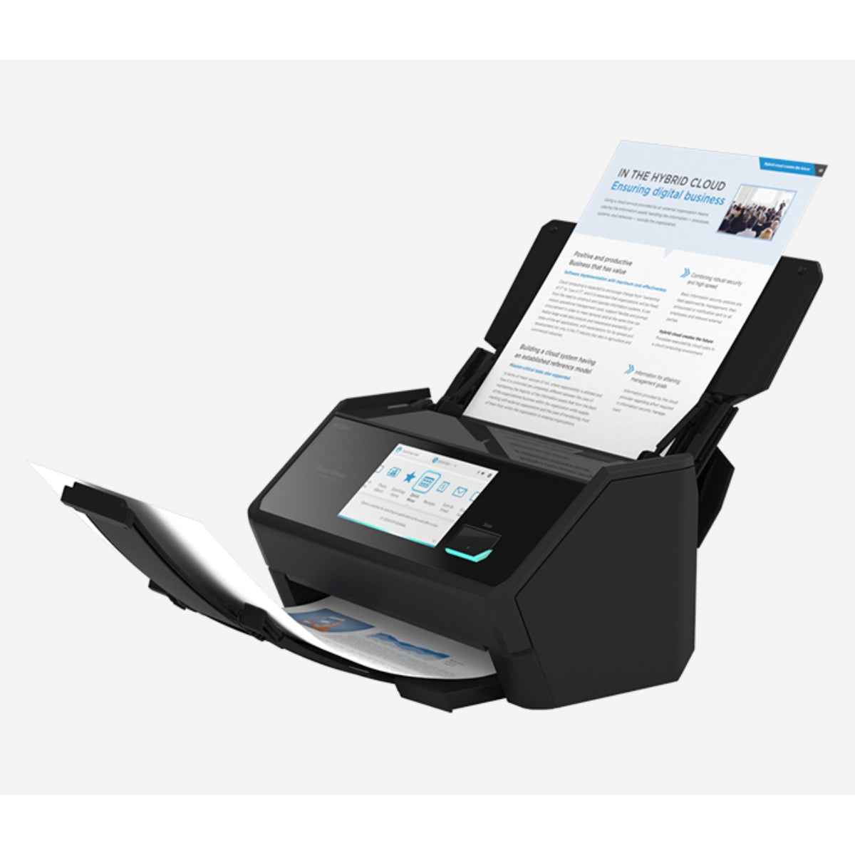 ScanSnap iX2500 Wi-Fi Enabled Touch Screen Document Scanner – Standard Edition (Black), High-Speed Duplex ADF, 600 dpi, Cloud &amp; Mobile Scanning