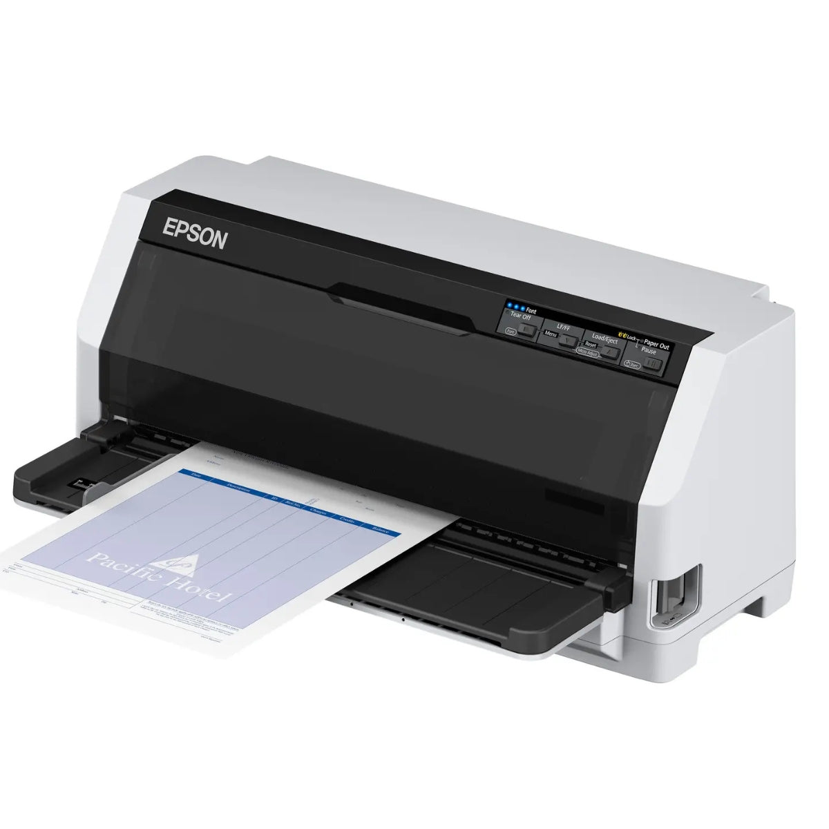 Epson LQ-690II 24-Pin Dot Matrix Printer, 24-Pin Printing Method, Up to 10 CPI Printing Speed, 360 x 180 DPI Resolution, USB 2.0 Connectivity, White / Black | C11CJ82402