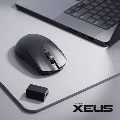 Cybeart MC-XEUS-CYB01 Xeus RGB Wired Gaming Mouse – 8000Hz, 39g Ultra-Light, RGB, Ergonomic Design | Black