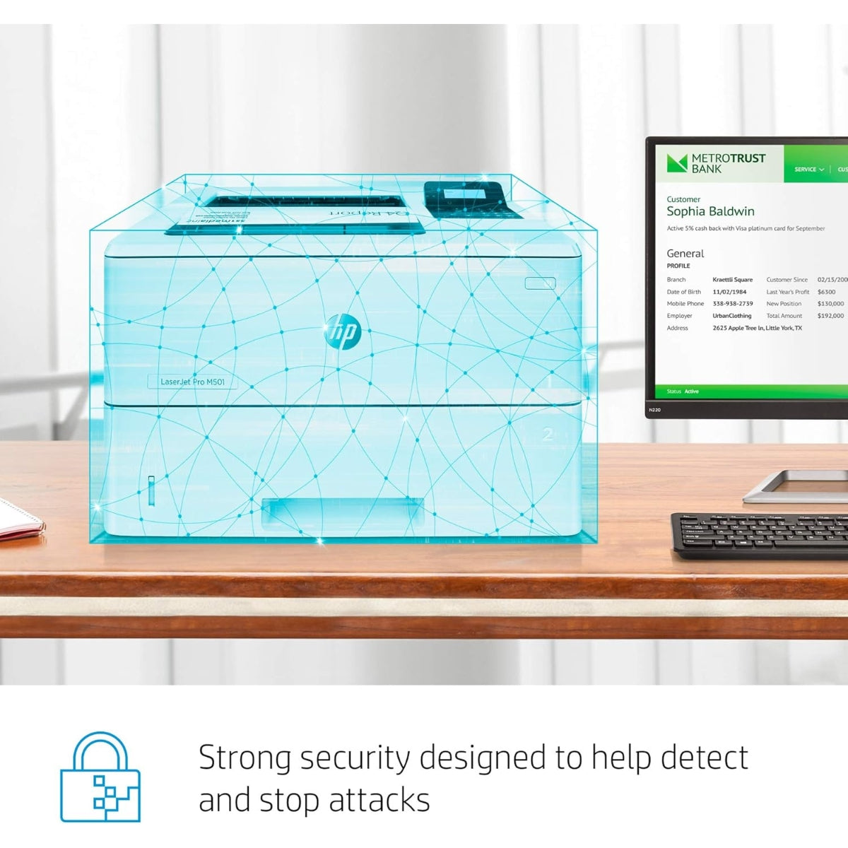 HP LaserJet Pro M501dn – Fast &amp; Reliable Monochrome Laser Printer for Office Use