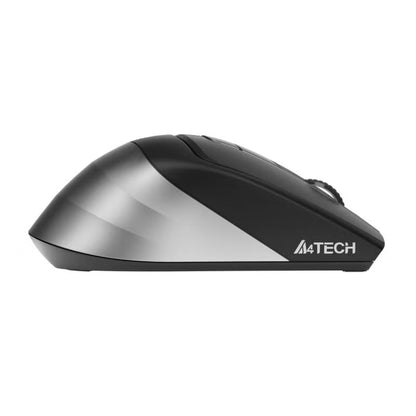A4Tech FB35S Dual Mode Wireless & Bluetooth Mouse – Silent Click, 2000 DPI, Multi-Device, Grey