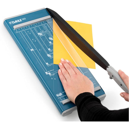 Dahle 502 Craft Creative A4 Self-Sharpening Stack Paper Guillotine Trimmer | Blue | DHL 00502-20043