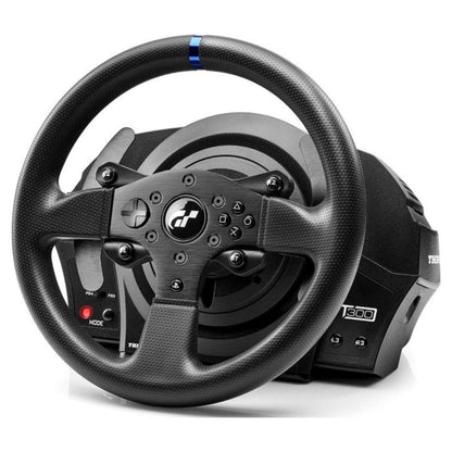 Thrustmaster T300 RS GT Racing Wheel for PS5 and PC, 1080° Wheel Turn, Brushless Motor, Dual Belt System, Magnetic Technology, T3PA-GT Pedals, Black | TM-WHL-T300RS-GT