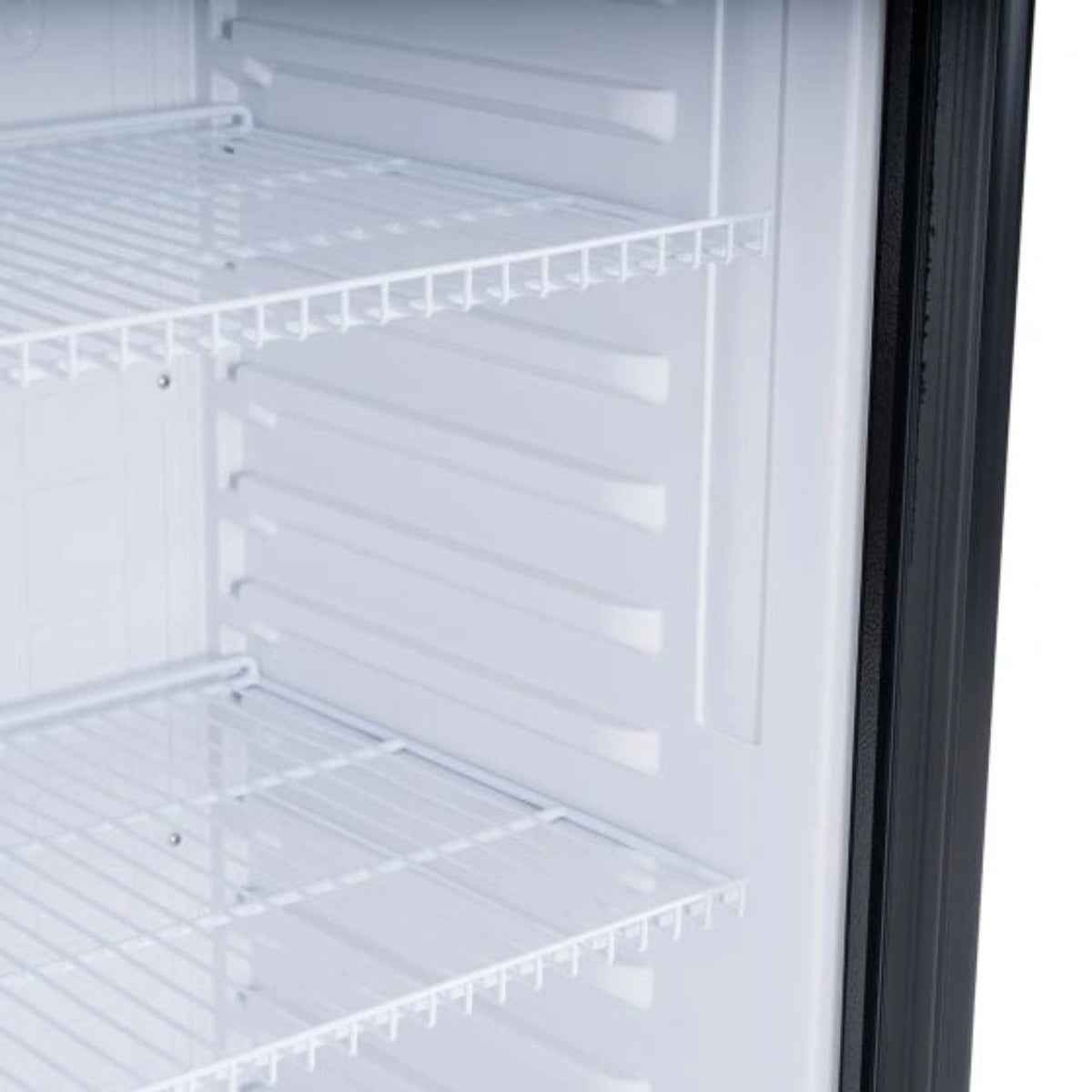 Terim TERSC400W – 400L Showcase Chiller, Single Door, Black Finish, High-Capacity Display & Beverage Cooling Solution