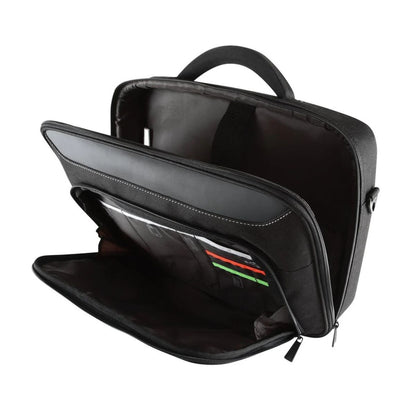 Targus Classic 14" Clamshell Case | Protective Laptop Carry Case | Black/Red | CN414EU