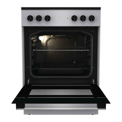 Gorenje GEC6A11SG Electric Cooker – 60cm Width, Ceramic Hob &amp; 65L Oven