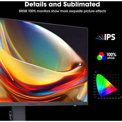 Koorui 27E3QK Gaming Monitor – 27" IPS 2K QHD Display, 240Hz Refresh Rate, 1ms (OD) Response Time, AdaptiveSync Technology